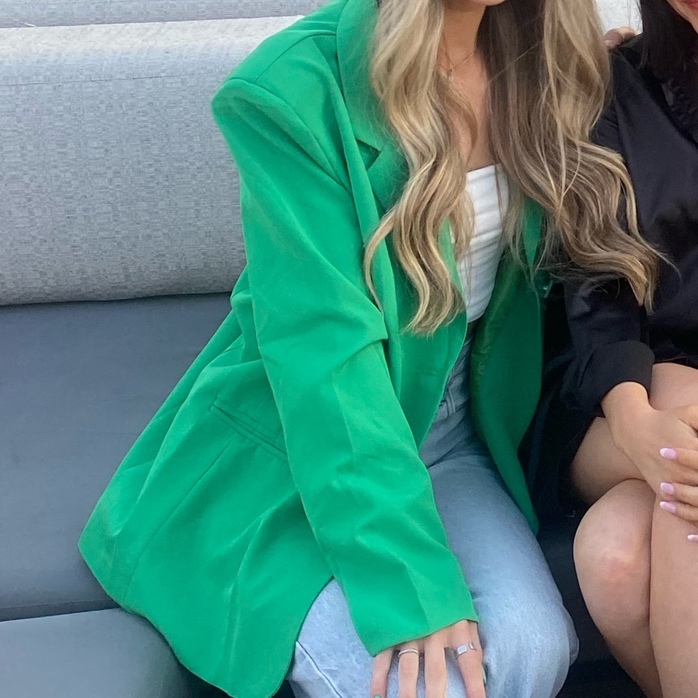 Edikted | Green Oversized Blazer